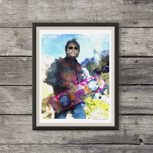 8D's Movies - Mr. McFly Fine Art Print