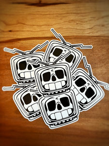 Merch - KnowBody TV Skull Logo Sticker